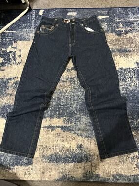 Size 34x32- Vintage Y2K Mecca Jeans Baggy Straight Leg